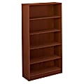 basyx® by HON BL-Series 5-Shelf Bookcase, Medium Cherry