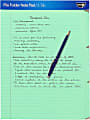 IdeaStream Find It File Folder Notepad, Letter Size, Green, Pack Of 12 Folders 1 thumbnail image