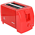 Better Chef Compact 2-Slice Wide Countertop Toaster, Red 1 thumbnail image