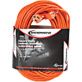 Innovera Power Extension Cord - 120 V AC / 13 A - Orange - 100 ft Cord Length - 1 1 thumbnail image