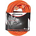 Innovera Power Extension Cord - 120 V AC / 13 A - Orange - 100 ft Cord Length - 1