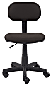 Boss Office Products Steno Fabric/Plastic Low-Back Task Chair, Black 1 thumbnail image
