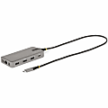 StarTech.com USB-C Triple-Monitor Multiport Adapter, HDMI & DisplayPort, 3x 10Gbps USB Hub, PD Pass-Through, GbE, Travel Docking Station 1 thumbnail image