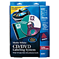 Avery® Color Laser CD/DVD Design Kit With Labels And Inserts, Pack Of 30