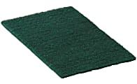 Americo Medium-Duty Hand Pads, 7” x 8-11/16”, Green, Pack Of 20 Pads