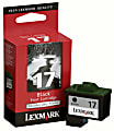 Lexmark™ 17 Black Ink Cartridge, 10N0217