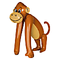 Amscan Jumbo Inflatable Monkey, 43" x 22", Brown 1 thumbnail image