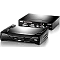 ATEN USB DVI-I Dual Display KVM Over IP Extender-TAA Compliant