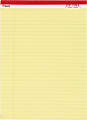 Mead® Legal Pads, Letter, 8-1/2" x 11", 50 Sheets, Canary
