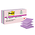 Post-it® Super Sticky Pop Up Notes, 3 in x 3 in, 10 Pads, 90 Sheets/Pad, 2x the Sticking Power, Wanderlust Pastels Collection 1 thumbnail image