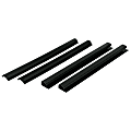 HON® Wire Management Strips, Black, Pack Of 4