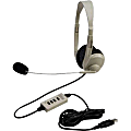 Califone 3064AV-USB Lightweight Multimedia Headset Via Ergoguys - Stereo - USB - Wired - Over-the-head - Binaural - Ear-cup - 6 ft Cable 1 thumbnail image