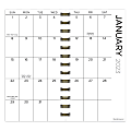 TF Publishing Small Weekly/Monthly Planner, 3-1/2" x 6-1/2", Black, January To December 2023