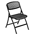 Mity-Lite™ Flex-One™ Folding Chairs, 32 1/2"H x 20"W x 3 1/2"D, Black, Set Of 4