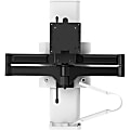 Ergotron TRACE Desk Mount for Monitor, LCD Display - White - 1 Display(s) Supported - 38" Screen Support - 21.61 lb Load Capacity - 75 x 75, 100 x 100