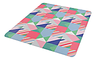 Realspace® Decorative Vinyl Chair Mat For Low Carpet, 36" x 48", Digital Glitch 1 thumbnail image