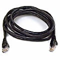 Belkin 700 Series Cat.5e Patch Cable - RJ-45 Male - RJ-45 Male - 12ft - Black 1 thumbnail image
