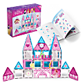 Tytan Toys Disney Princess Castle Magnetic Tile Blocks Kit, Assorted Colors, Kit Of 70 Pieces 1 thumbnail image