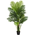 Nearly Natural Hawaii Palm 72”H Artificial Tree, 72”H x 14”W x 6-1/2”D, Green