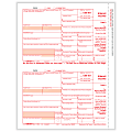 ComplyRight® 1099-INT Tax Forms, 2-Up, Federal Copy A, Laser, 8-1/2" x 11", Pack Of 50 Forms 1 thumbnail image