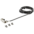 StarTech.com 6' (2m) 3-in-1 Universal Laptop Cable Lock - 4-Digit Combination Security Lock for K-Slot, Nano & Wedge Slot Desktop/Laptop 1 thumbnail image