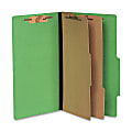 ACCO® Color Life Presstex Top-Tab Folders, Legal Size, 30% Recycled, Green, Box Of 10