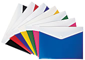 Office Depot® Brand Poly Envelope, Letter Size, Assorted Colors (No Color Choice)