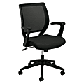 HON® Basyx VL521 Mesh Mid-Back Task Chair, Black