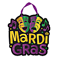 Amscan Mardi Gras Mask Hanging Signs, 11-1/2" x 11-1/2", Multicolor, Pack Of 6 Signs 1 thumbnail image