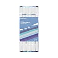 Brea Reese Dual-Tip Alcohol Markers, Blues, Pack Of 6 Markers 1 thumbnail image