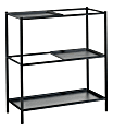Sauder® Boulevard Café Metal Plant Stand, 3-Tiers, 31-7/8"H x 29-3/4"W x 12-7/8"D, Black 1 thumbnail image