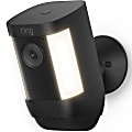 Ring Spotlight Cam Pro Battery, 3.1"H x 3.2"W x 5.7"D, Black