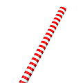 JAM Paper® Wrapping Paper, Stripped, 25 Sq Ft, Red & White 1 thumbnail image