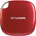 Hyundai 2TB Portable External Solid State Drive, HTESD2048R, Candy Apple Red  1 thumbnail image