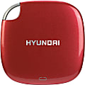 Hyundai 2TB Portable External Solid State Drive, HTESD2048R, Candy Apple Red 