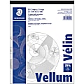 Staedtler Vellum Paper Pad, Letter Size (8 1/2" x 11"), 16 Lb, White, Pad Of 50 Sheets 1 thumbnail image