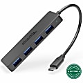 Plugable USB C to USB Adapter Hub, 4 Port USB 3.0 Hub, USB Splitter  - USBCHUB4A 1 thumbnail image