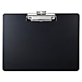 Officemate Landscape Plastic Clipboard, 9" x 12 1/2" x 1/2", 60% Recycled, Black 1 thumbnail image