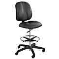 Safco® Apprentice II Extended-Height Vinyl Chair, Black/Chrome 1 thumbnail image