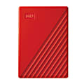 Western Digital My Passport™ Portable HDD, 4TB, Red