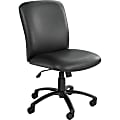 Safco® Uber Big & Tall 24-Hour Ergonomic High-Back Chair, Black Frame, Black Vinyl, Option Arms Sold Separately