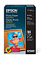 Epson® Glossy Photo Paper, 4" x 6", 60 Lb, Pack Of 100 Sheets