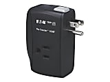 Eaton Tripp Lite Series Notebook Surge Protector Wallmount Direct Plug In 2 Outlet RJ45 - Surge protector - TRAVELER100BT 1 thumbnail image