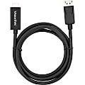 VisionTek DisplayPort to HDMI 2M Active Cable (M/M) - DisplayPort to HDMI Active Cable - DP to HDMI Cable 2 Meter 6.6 Ft Male to Female UHD 4K (3840x2160) 60 Hz