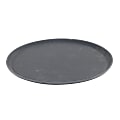 Carlisle Griptite 2 Round Serving Tray, 14", Black