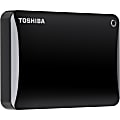 Toshiba Canvio® Connect II 2TB Portable External Hard Drive, 8MB Cache, HDTC820XK3C1, Black