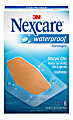 3M™ Nexcare™ Waterproof Bandages, 2 3/8" x 3 1/2", Pack Of 8