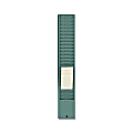 Acroprint Time Card Rack, 25 Pockets, 31.1" x 4.4" x 1.8", Green