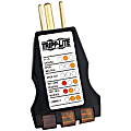 Tripp Lite 3-LED Plug-In Circuit Tester Wiring Status Of 120V 5-15R Outlet - Black - Plastic 1 thumbnail image