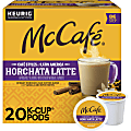 McCafe McCaf K Cup Horchata Latte Medium Roast K Cups, Box Of 20 K Cups 1 thumbnail image